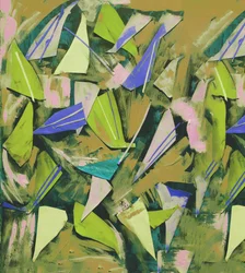 Échantillon de sol en vert, 2017