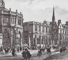 Oxford : Degree Day (litho)