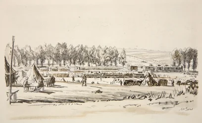 Un terminus ferroviaire, illustration de 