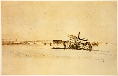 Un avion écrasé près d