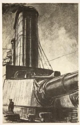 Sur un croiseur de bataille, illustration de 
