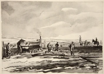 Sur la Somme : Boue, illustration de 