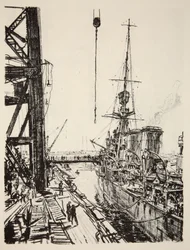 Prêt pour la mer, illustration de 