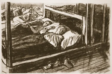 Blessés endormis de la Somme, illustration de 