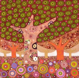 Arbres de grenouilles, 2010 (acrylique sur toile)