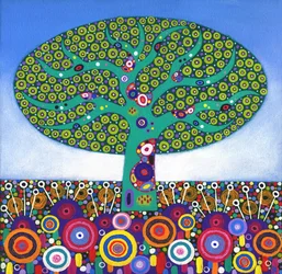 Lime Tree Too, 2015 (acrylique sur toile)