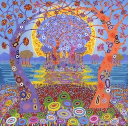 Return To The Welcome Hills, 2014 (acrylique sur toile)