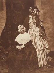 Mme Anne Rigby et Lady Elizabeth Eastlake, 1843-47, imprimé vers 1916