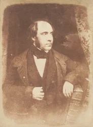 Rév. George Lewis, Dundee, 1843-47. Créateurs : David Octavius Hill, Robert Adamson, Hill & Adamson