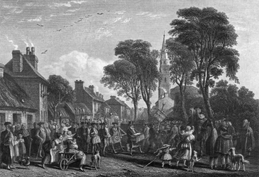 Tarbolton, Procession de la Loge Saint-Jacques, 1846