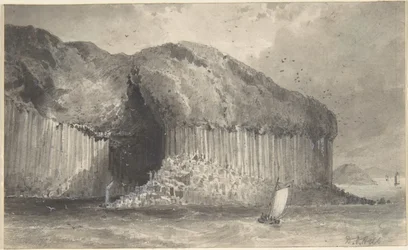 Vue de la grotte de Fingal