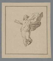 Christ debout avec les bras levés