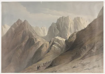 Ascension de la chaîne inférieure du Sinaï
