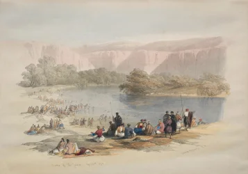 Rives du Jourdain, 1839