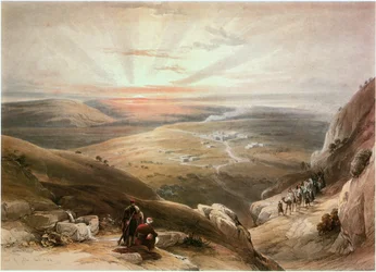 Canaa, Galilée, Israël (gravure)