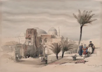 Église du Saint-Sépulcre, Jérusalem, 1839
