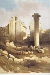 Égypte, Salle hypostyle du Temple de Karnak