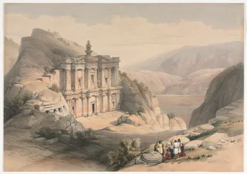 El Deir, Pétra, 1839