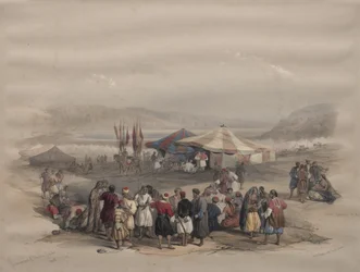 Campement de pèlerins, Jéricho