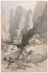 Entrée de Pétra, le Théâtre