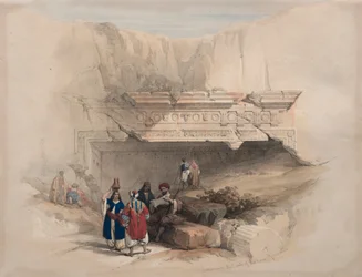 Entrée des Tombeaux des Rois, Jérusalem, 1839