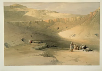 Entrée dans la Vallée des Rois, Egypte