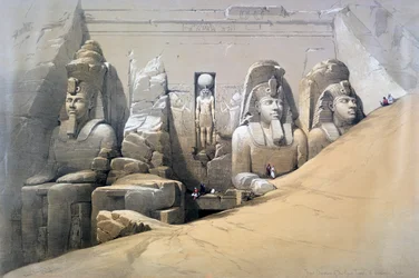 Élévation frontale du Grand Temple d