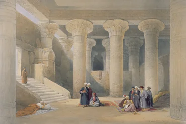 Intérieur du temple d