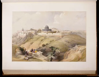 Jérusalem, 9 avril 1839, gravé par Louis Haghe, 1843