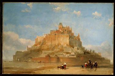 Mont St. Michel depuis les sables, 1848