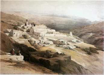 Nazareth, monastère des frères franciscains, Israël (gravure)