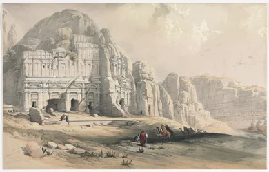 Pétra, extrémité orientale de la vallée