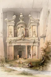 Petra, 7 mars 1839, planche 92 du Volume III de 