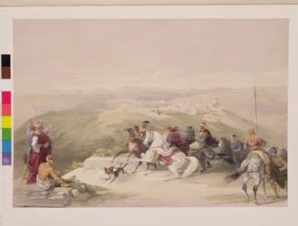 Sabaste, ancienne Samarie, 17 avril 1839, planche 44 du Volume I de 