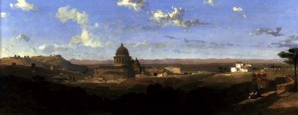 Saint-Pierre, vue sur Rome