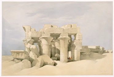 Temple de Sobek et Horus à Kom Ombo, Égypte, 19ème siècle