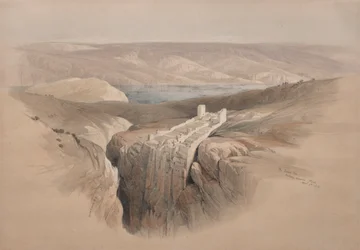 La mer Morte vers Moab, 1839