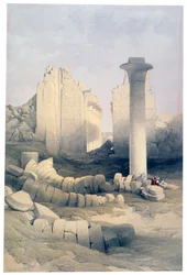Le Dromos ou Hall central du Grand Temple d