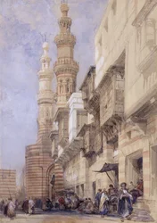 La porte de Metwaley, Le Caire, 1838