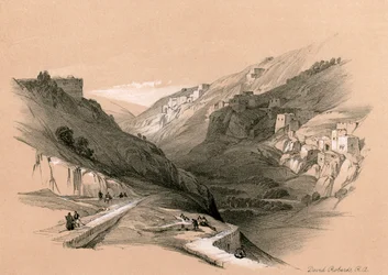 La piscine inférieure de Siloé, 1855