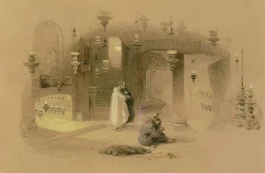 Le Sanctuaire de la Sainte Nativité, Bethléem, 1839
