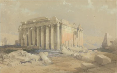 Le temple de Baalbec