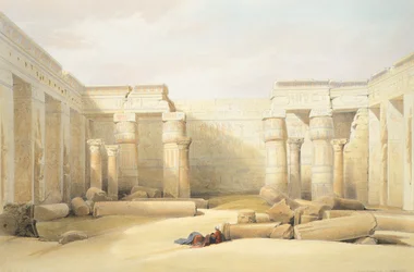 Le Temple de Médinet Abou à Thèbes