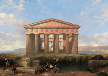 Le temple de Neptune à Paestum