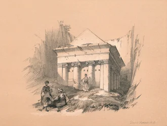 Tombe de Zacharie, 1855