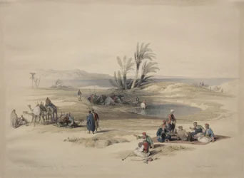 Puits de Moïse, désert de Tyh