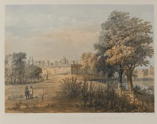 Palais tenus par les troupes des généraux Outram et Havelock