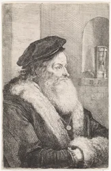 Vieil homme avec barbe