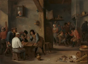 Partie de backgammon, années 1640