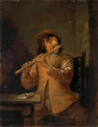 Joueur de flûte, années 1630